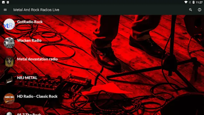 Metal And Rock Radios Live android App screenshot 2